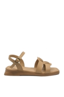 Imagine Sandale casual damă joase, bej, din piele naturală MIR80