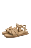 Imagine Sandale casual damă joase, bej, din piele naturală MIR80