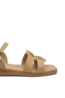 Imagine Sandale casual damă joase, bej, din piele naturală MIR80