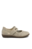 Imagine Pantofi casual din piele naturală bej cu model perforat RIK47675-60