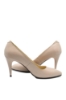 Imagine Pantofi stiletto din piele naturală, nude cu albinuță aurie SORA49