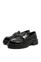 Imagine Loaferi cu platformă negri eleganți din lac OTR460007