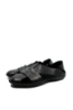 Imagine Sandale negre bărbați cu design modern și talpa cusută 3558N