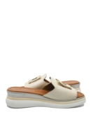 Imagine Saboți wedge damă bej din piele naturală MIR0001