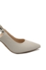 Imagine Pantofi de ocazie decupați bej apricot, din piele naturală OTR360038