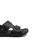 Imagine Sandale vară bărbați, negre din piele naturală FNX7566