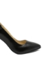 Imagine Pantofi stiletto negri, din piele naturală, cu buchet decorativ  SORA46