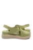 Imagine Sandale damă wedge verzi din piele naturală GOR575