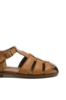 Imagine Sandale plate stil gladiator, maro, din piele naturală GOR16246