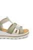 Imagine Sandale damă wedge, grey, din piele naturală OTR160036