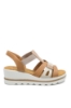 Imagine Sandale damă wedge, maro, din piele naturală OTR160036