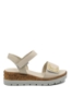 Imagine Sandale ajustabile, crem din piele naturală GOR2571