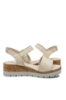 Imagine Sandale ajustabile, crem din piele naturală GOR2571