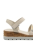 Imagine Sandale ajustabile, crem din piele naturală GOR2571