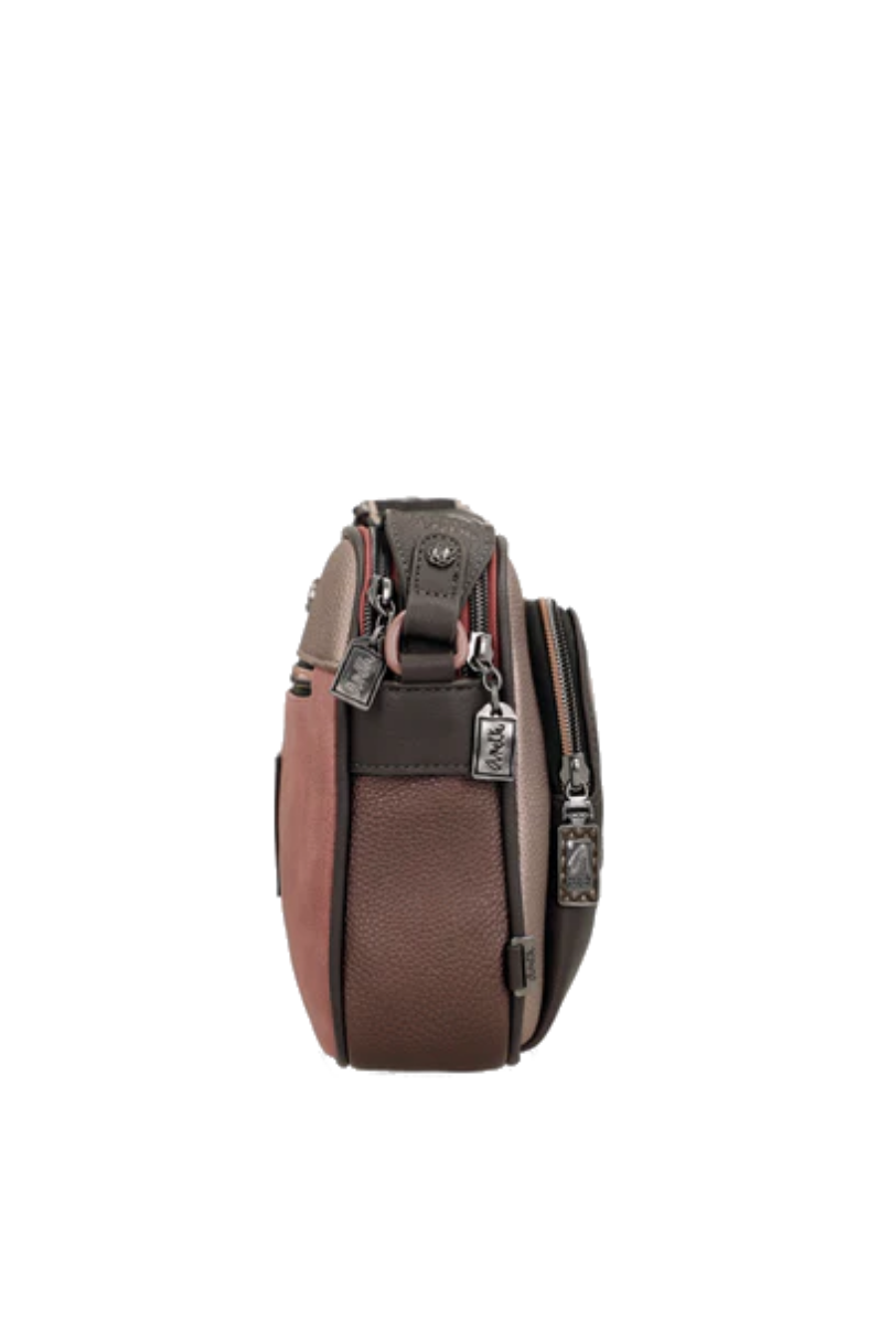Imagine Geantă de umăr crossbody Anekke, maro, colecția Mademoiselle, 41803-516