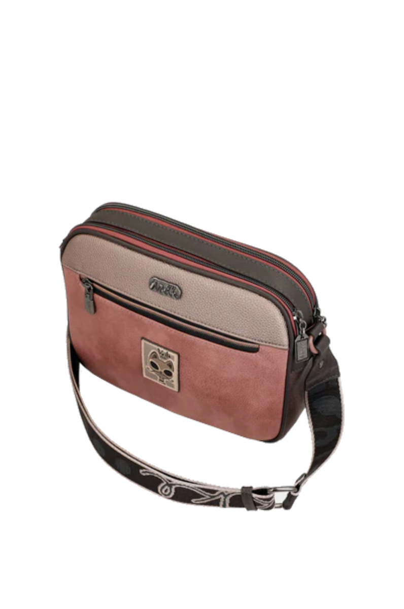 Imagine Geantă de umăr crossbody Anekke, maro, colecția Mademoiselle, 41803-516