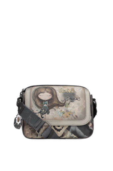 Imagine Poșetuță de umăr crossbody Anekke, kaki, colecția Real, 41703-349