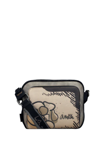 Imagine Poșetuță de umăr crossbody Anekke, gri, colecția Nature Koko, 41863-516