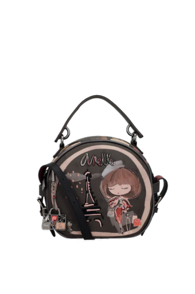 Imagine Poșetă crossbody rotundă Anekke, maro, colecția Mademoiselle, 41803-081