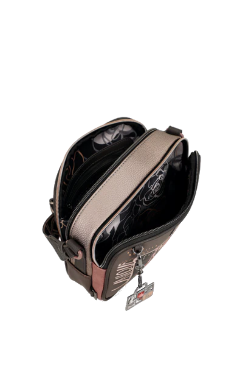 Imagine Poșetă crossbody cu două compartimente, Anekke, maro, colecția Mademoiselle, 41803-183