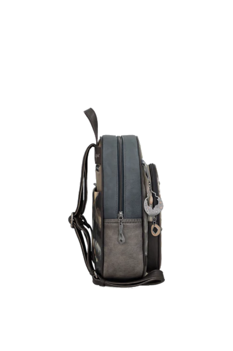 Imagine Rucsac Anekke cu buzunar în față, gri, colecția Real, 41705-197