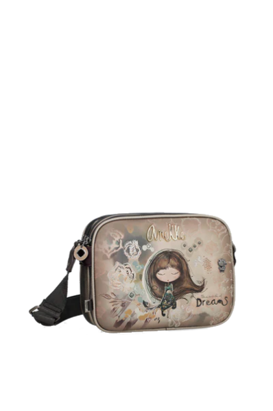 Imagine Poșetă crossbody cu trei compartimente, Anekke, maro, colecția Real, 41703-188