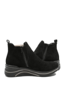 Imagine Ghete ankle negre, din piele întoarsă REMD0T75-04
