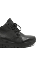 Imagine Ghete joase comode negre din piele naturală RIKN1331-00