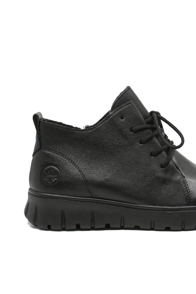 Imagine Ghete joase comode negre din piele naturală RIKN1331-00