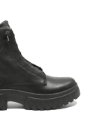 Imagine Ghete damă cu platformă modernă, negre, din piele naturală RIKW1879-00