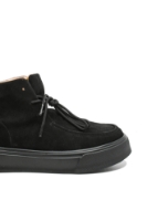 Imagine Ghete ankle bărbați negre din piele întoarsă FLGPCT-1