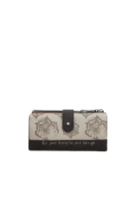 Imagine Portofel flexibil mare cu protecție RFID, maro, colecția Real, 41709-906