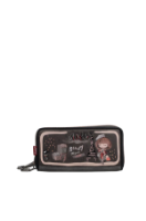 Imagine Portofel mare cu protecție RFID și curea de mână, maro, colecția Mademoiselle, 41809-908