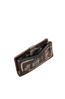 Imagine Portofel flexibil mare cu protecție RFID, maro, colecția Mademoiselle, 41809-906