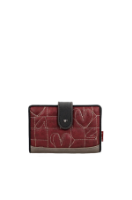 Imagine Portofel mediu cu protecție RFID, fermoar și clapetă, maro, colecția Mademoiselle, 41809-902