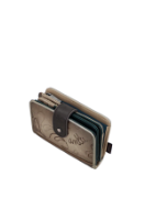 Imagine Portofel mediu RFID, cu fermoar și clapetă, kaki, colecția Real, 41709-902
