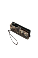 Imagine Portofel mare RFID, cu fermoar și clapetă, kaki, colecția Real, 41709-901