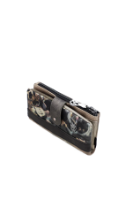 Imagine Portofel flexibil mare RFID, cu fermoar și clapetă, kaki, colecția Real, 41709-907