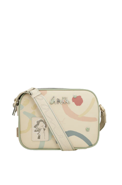 Imagine Poșetuță  crossbody cu 3 compartimente, bej, colecția Alma, 40743-188