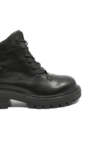 Imagine Ghete ankle din piele naturală negre, cu platformă OTR50013