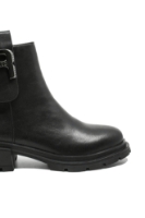 Imagine Ghete damă comode, negre, din piele naturală GOR2576