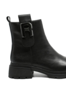 Imagine Ghete damă comode, negre, din piele naturală GOR2576