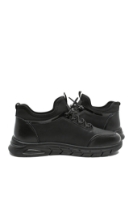 Imagine Ghete bărbați flexibile negre, din piele naturală FNX18350