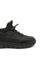 Imagine Ghete bărbați flexibile negre, din piele naturală FNX18350