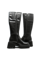 Imagine Cizme damă înalte negre din piele naturală GOR6037