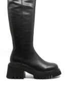 Imagine Cizme damă înalte negre din piele naturală GOR6037