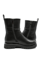 Imagine Ghete damă stilate negre, din piele naturală GOR365