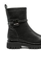 Imagine Ghete damă stilate negre, din piele naturală GOR365