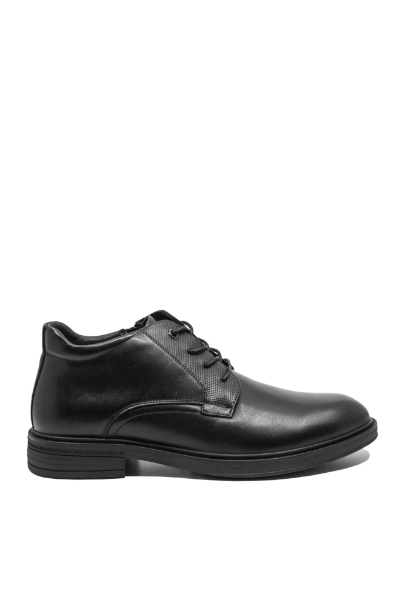 Imagine Ghete ankle elegante bărbați negre din piele naturală OTR670017