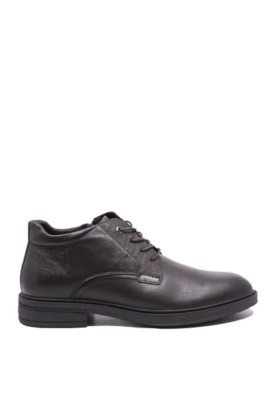 Imagine Ghete ankle elegante bărbați maro din piele naturală OTR670017